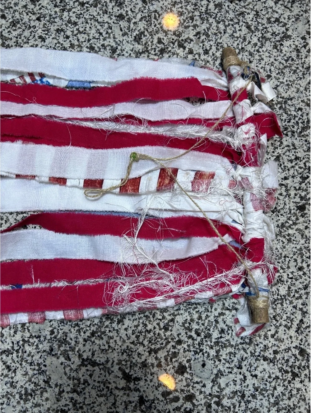 Handcrafted Patriotic American Flag Wall Hanging Decoration